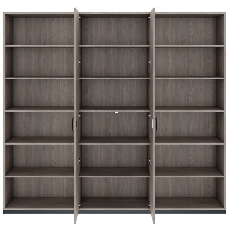 CHOICE Meuble mural | 6OH, 2400 x 2170 mm, chêne nordique gris  - 4 Main Image