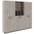 CHOICE Schrankwand | 6OH, 2400 x 2170 mm, Nordeiche grau