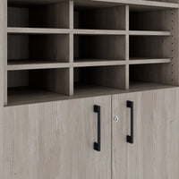 CHOICE Schrankwand | 6OH, 2400 x 2170 mm, Nordeiche grau