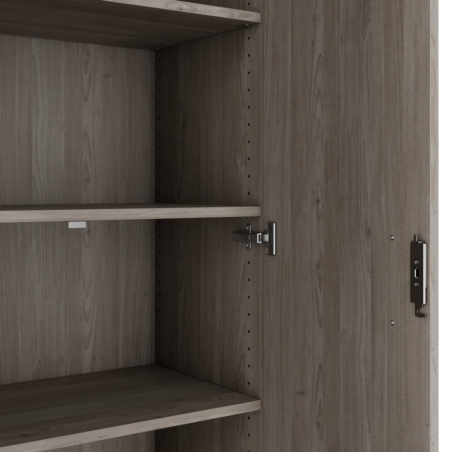 CHOICE Schrankwand | 6OH, 2400 x 2170 mm, Nordeiche grau