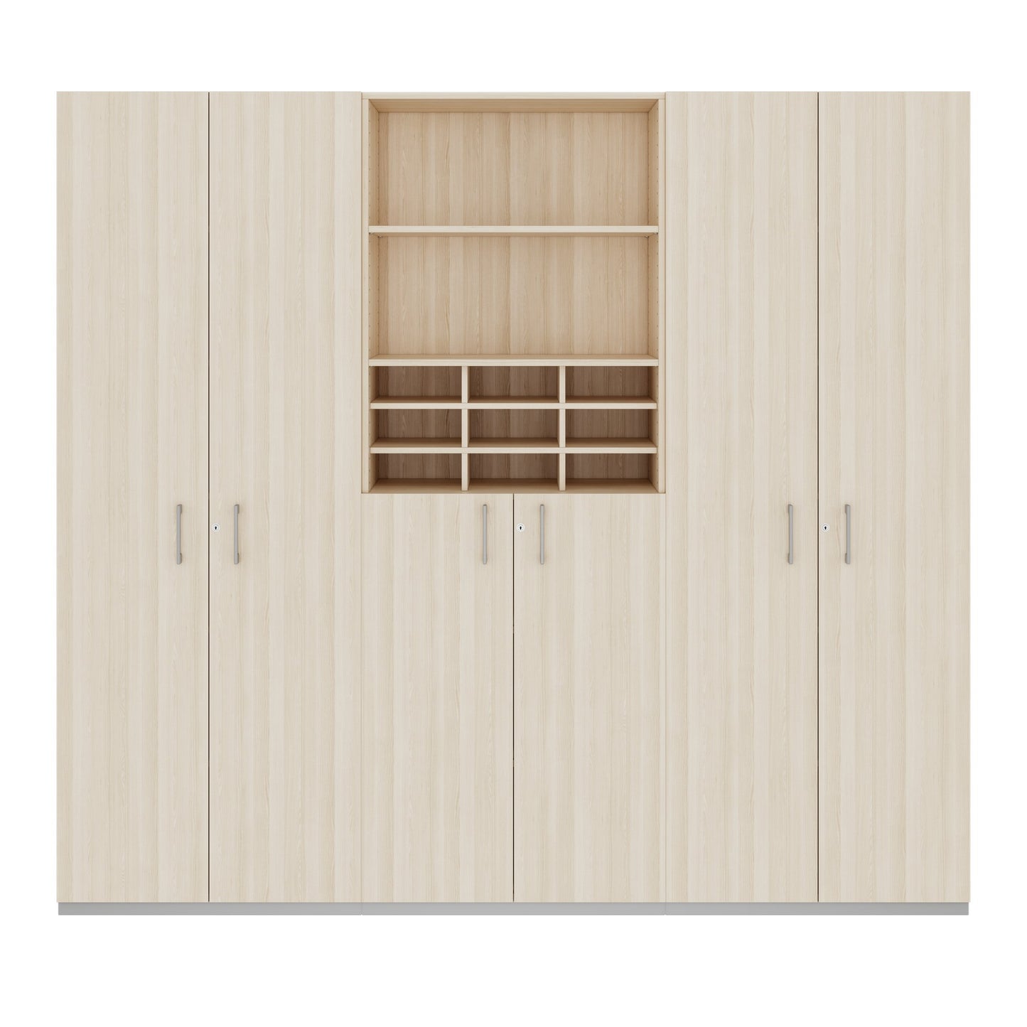 CHOICE Schrankwand | 6OH, 2400 x 2170 mm, Sandesche