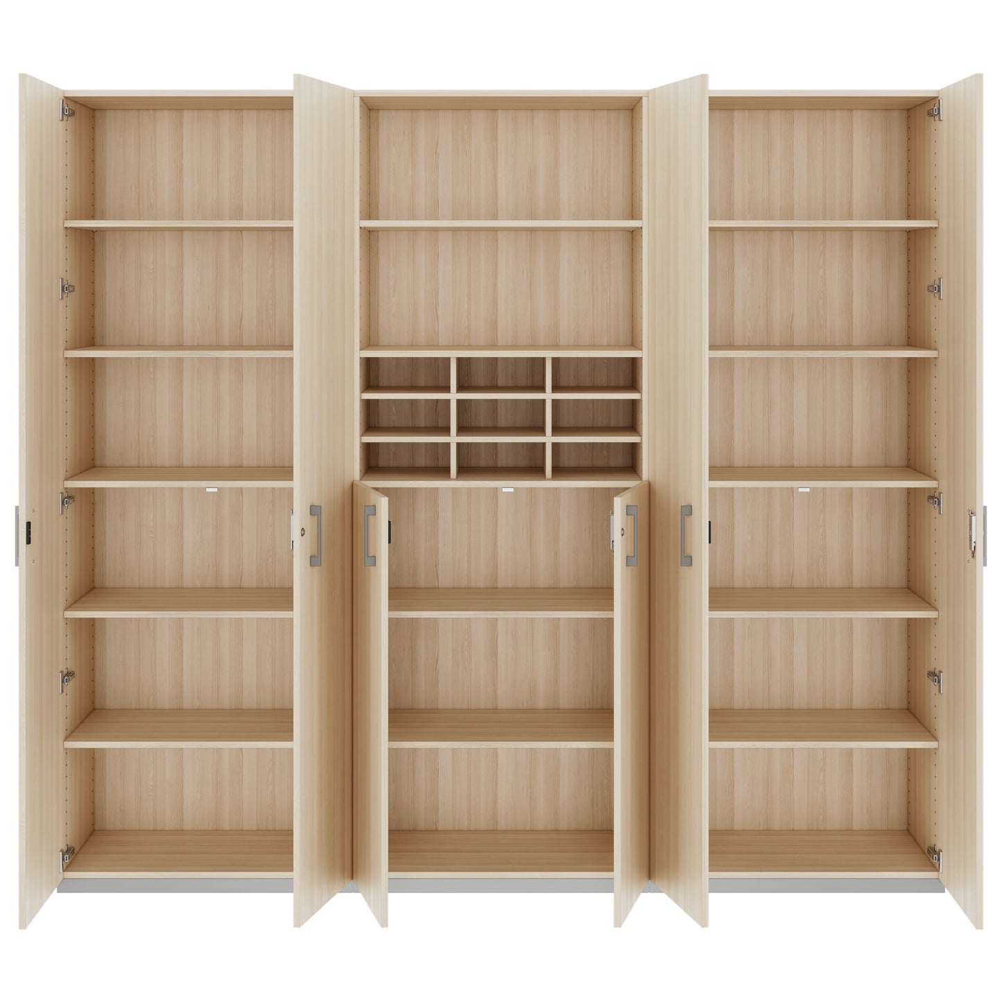 CHOICE Schrankwand | 6OH, 2400 x 2170 mm, Sandesche