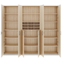 CHOICE Schrankwand | 6OH, 2400 x 2170 mm, Sandesche