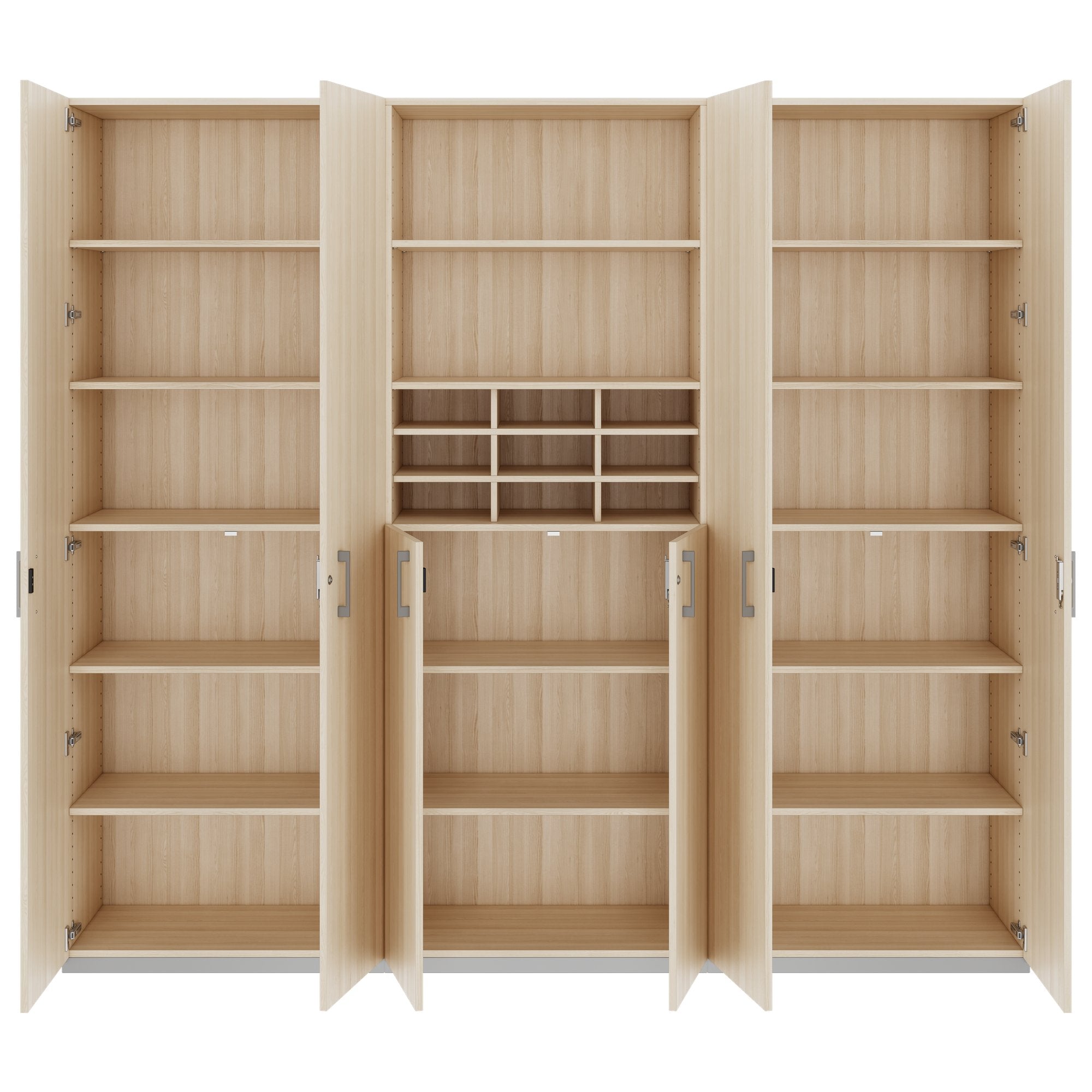 CHOICE Schrankwand | 6OH, 2400 x 2170 mm, Sandesche