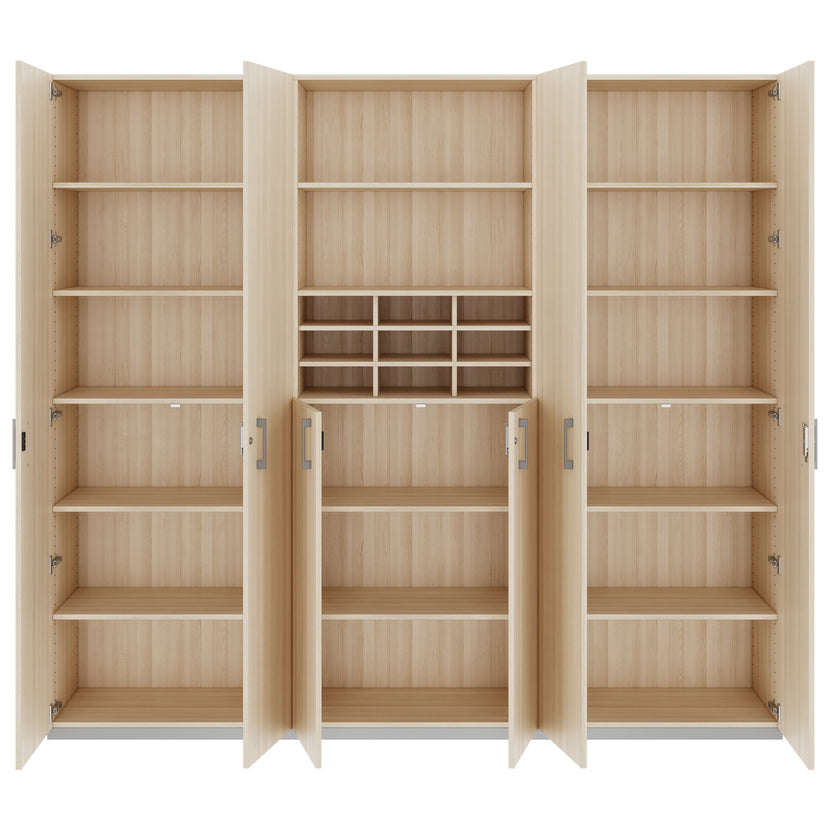 CHOICE Schrankwand | 6OH, 2400 x 2170 mm, Sandesche
