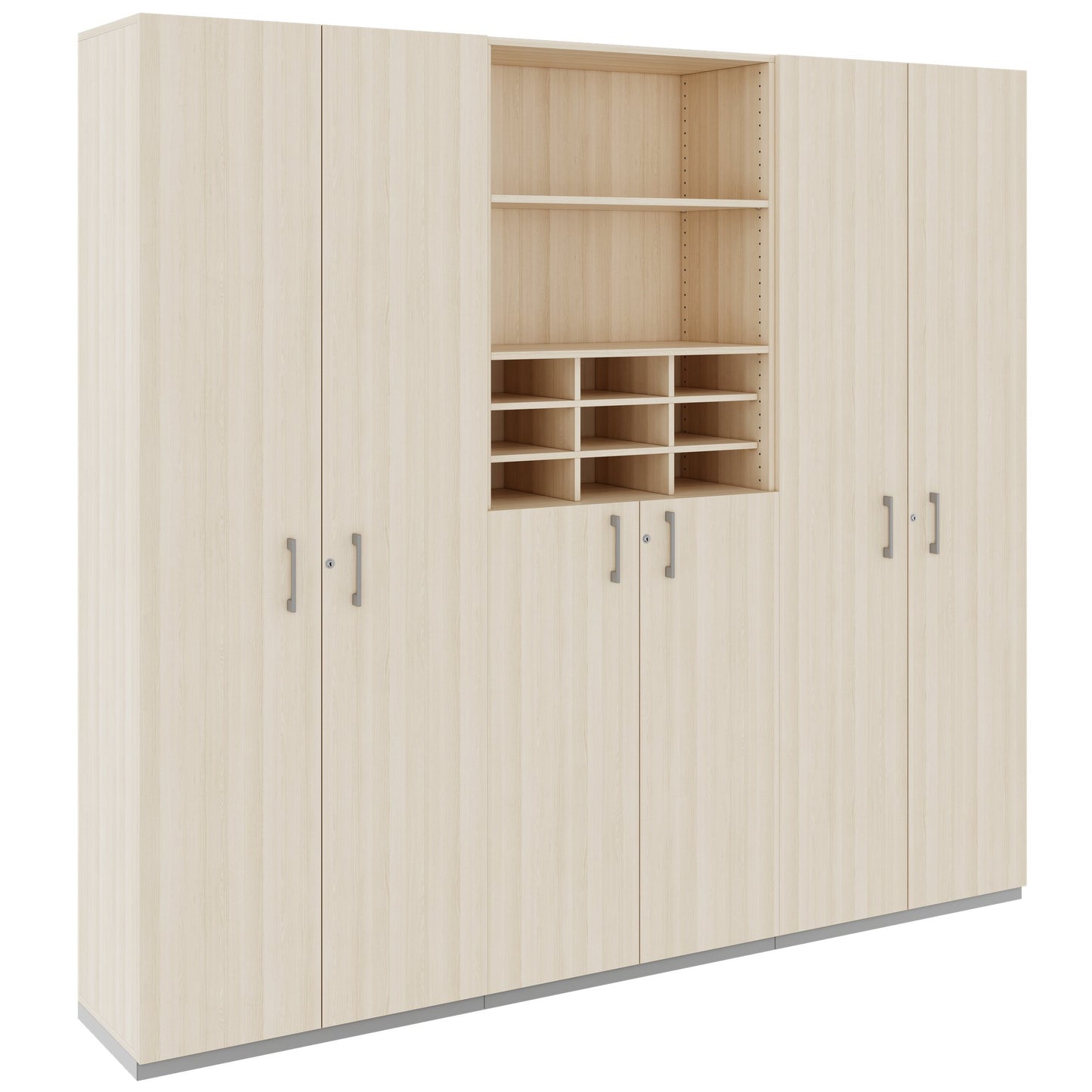 CHOICE Schrankwand | 6OH, 2400 x 2170 mm, Sandesche