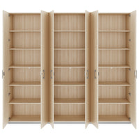 CHOICE Schrankwand | 6OH, 2400 x 2170 mm, Sandesche