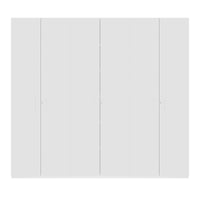 CHOICE Schrankwand | 6OH, 2400 x 2170 mm, Weiß