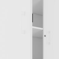 CHOICE Schrankwand | 6OH, 2400 x 2170 mm, Weiß