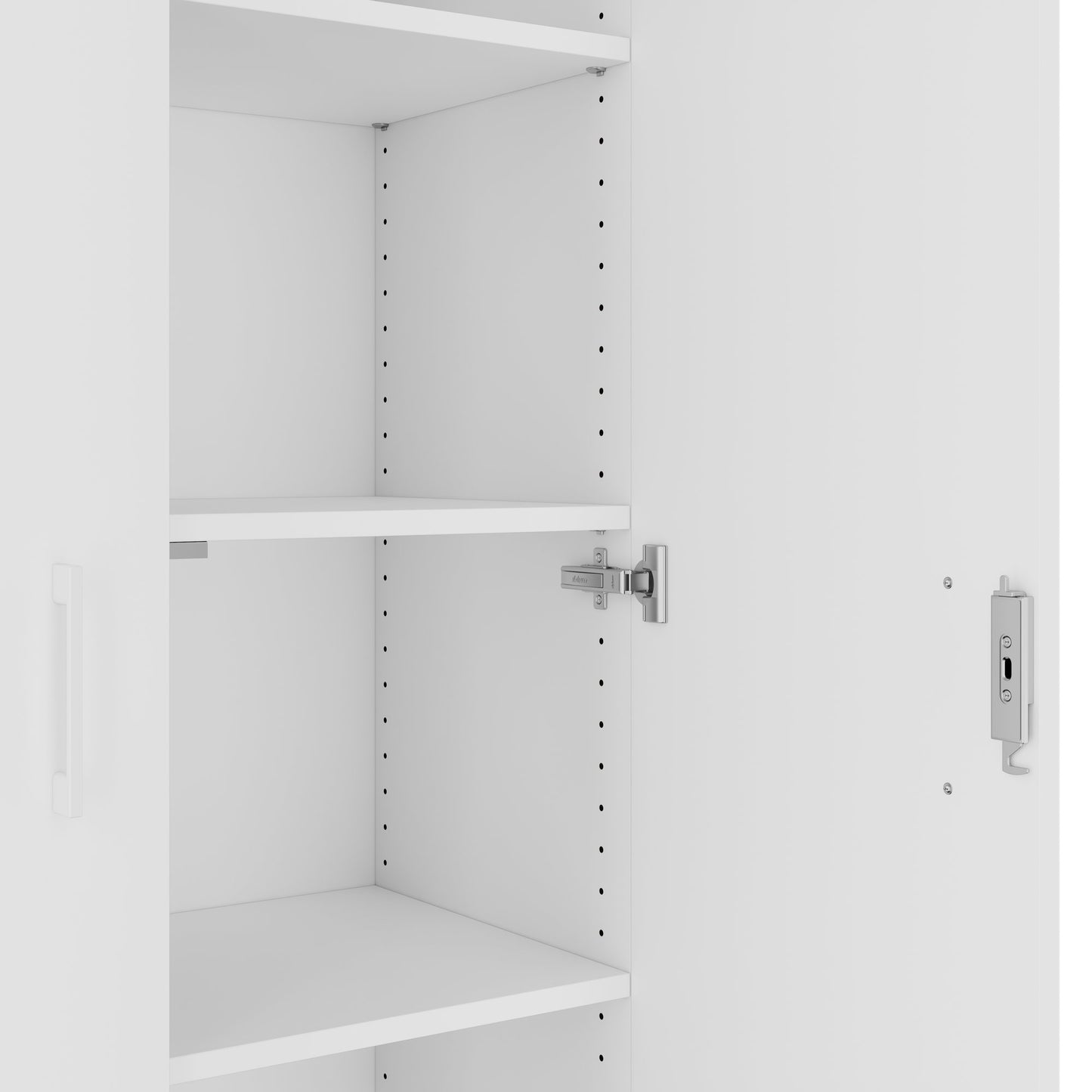 CHOICE Schrankwand | 6OH, 2400 x 2170 mm, Weiß