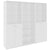 CHOICE Schrankwand | 6OH, 2400 x 2170 mm, Weiß