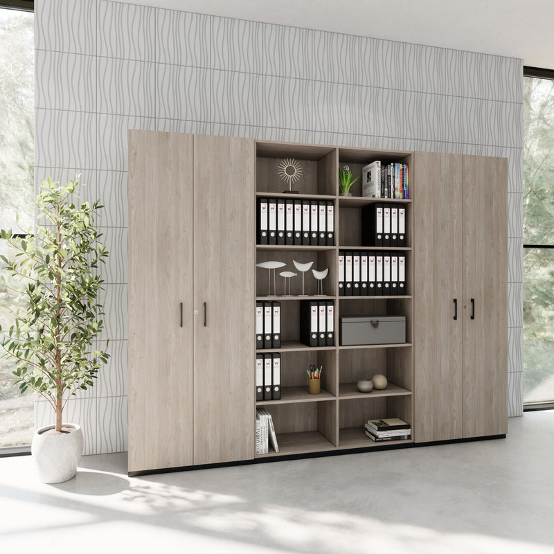 CHOICE Schrankwand | 6OH, 2800 x 2170 mm, Nordeiche grau - 2 Main Image