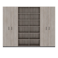 CHOICE Schrankwand | 6OH, 2800 x 2170 mm, Nordeiche grau