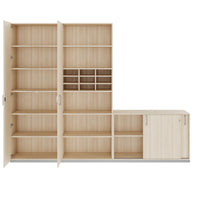 CHOICE Schrankwand | 6OH, 2800 x 2170 mm, Sandesche