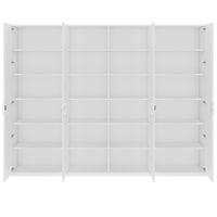 CHOICE Schrankwand | 6OH, 2800 x 2170 mm, Weiss