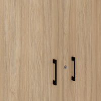 CHOICE Schrankwand | 6OH, 3000 x 2170 mm, Bernsteineiche