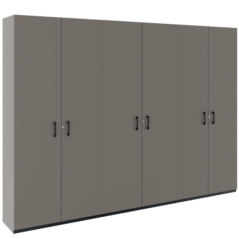 CHOICE Ensemble de meubles de rangement | 6OH, 3000 x 2170 mm, gris cubanit  - 1 Main Image