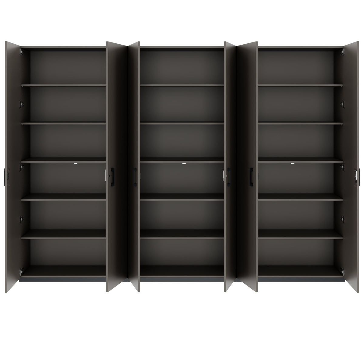 CHOICE Ensemble de meubles de rangement | 6OH, 3000 x 2170 mm, gris cubanit  - 4 Lightbox Main Image