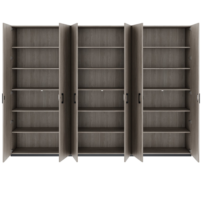 CHOICE Cabinet wall | 6 OH, 3000 x 2170 mm, grey Northern oak  - 4 Main Image