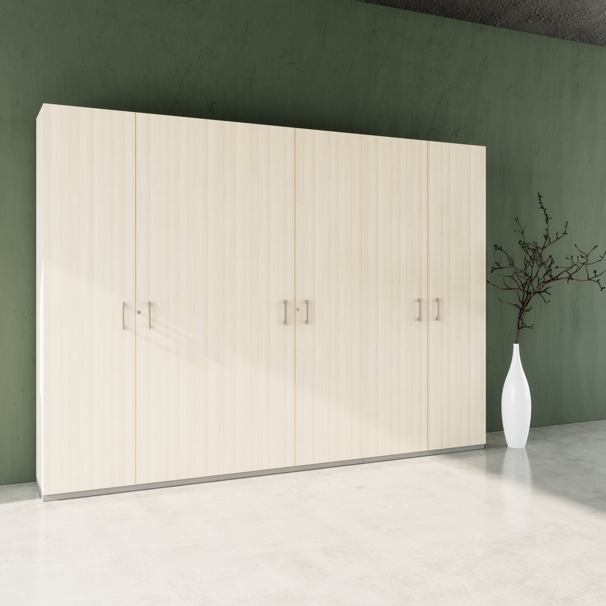 CHOICE Schrankwand | 6OH, 3000 x 2170 mm, Sandesche