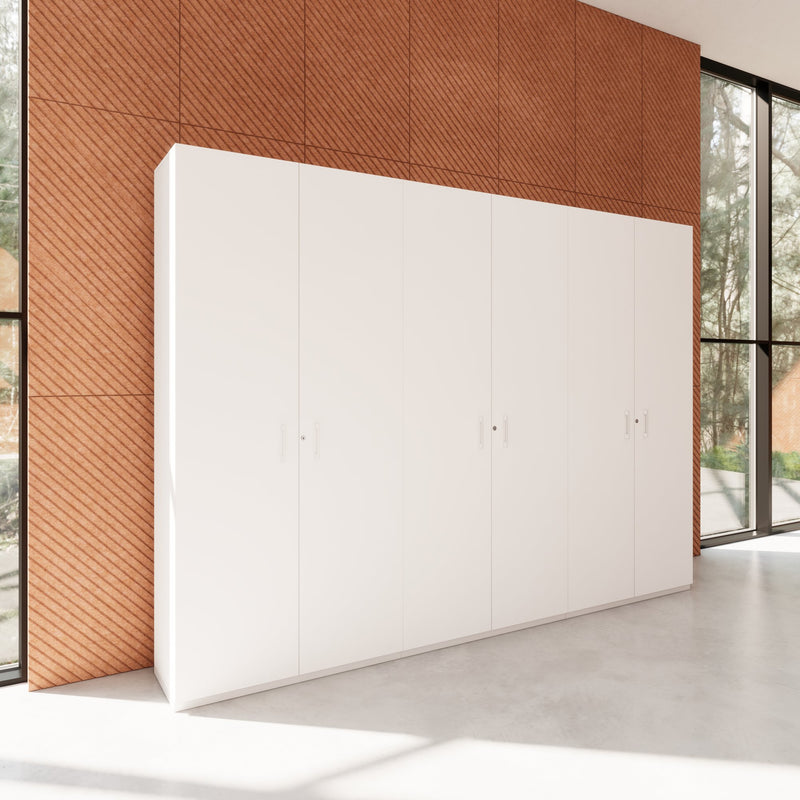 CHOICE Mur d’armoires | 6OH, 3000 x 2170 mm, blanc  - 2 Main Image