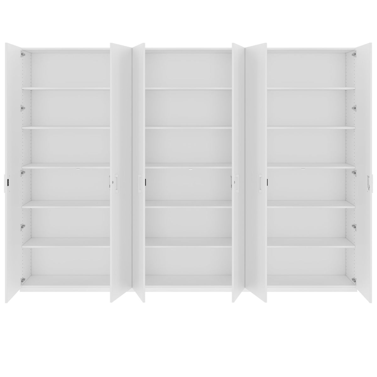 CHOICE Mur d’armoires | 6OH, 3000 x 2170 mm, blanc  - 4 Lightbox Main Image