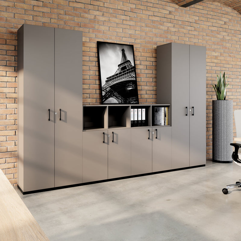 CHOICE Armadi componibili | 6OH, 3200 x 2170 mm, grigio cubanite  - 2 Main Image