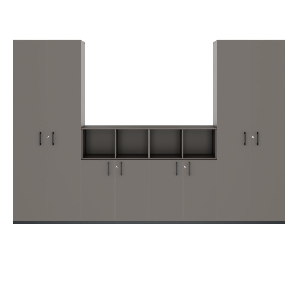 CHOICE Armadi componibili | 6OH, 3200 x 2170 mm, grigio cubanite  - 3 Lightbox Main Image