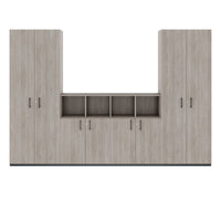 CHOICE Schrankwand | 6OH, 3200 x 2170 mm, Nordeiche grau