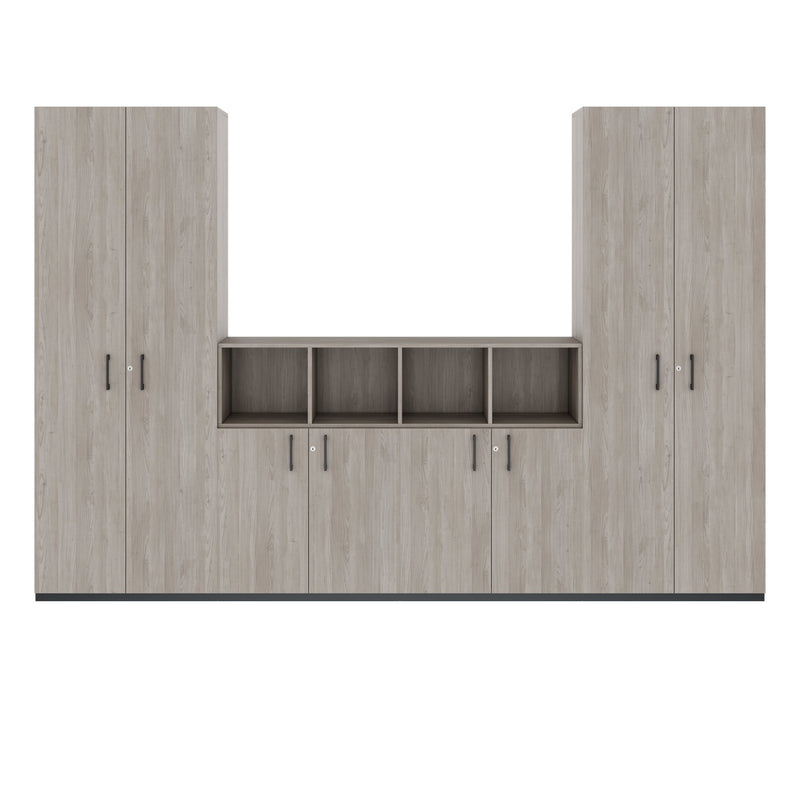 CHOICE Parete armadi | 6OH, 3200 x 2170 mm, rovere nordico grigio  - 3 Main Image