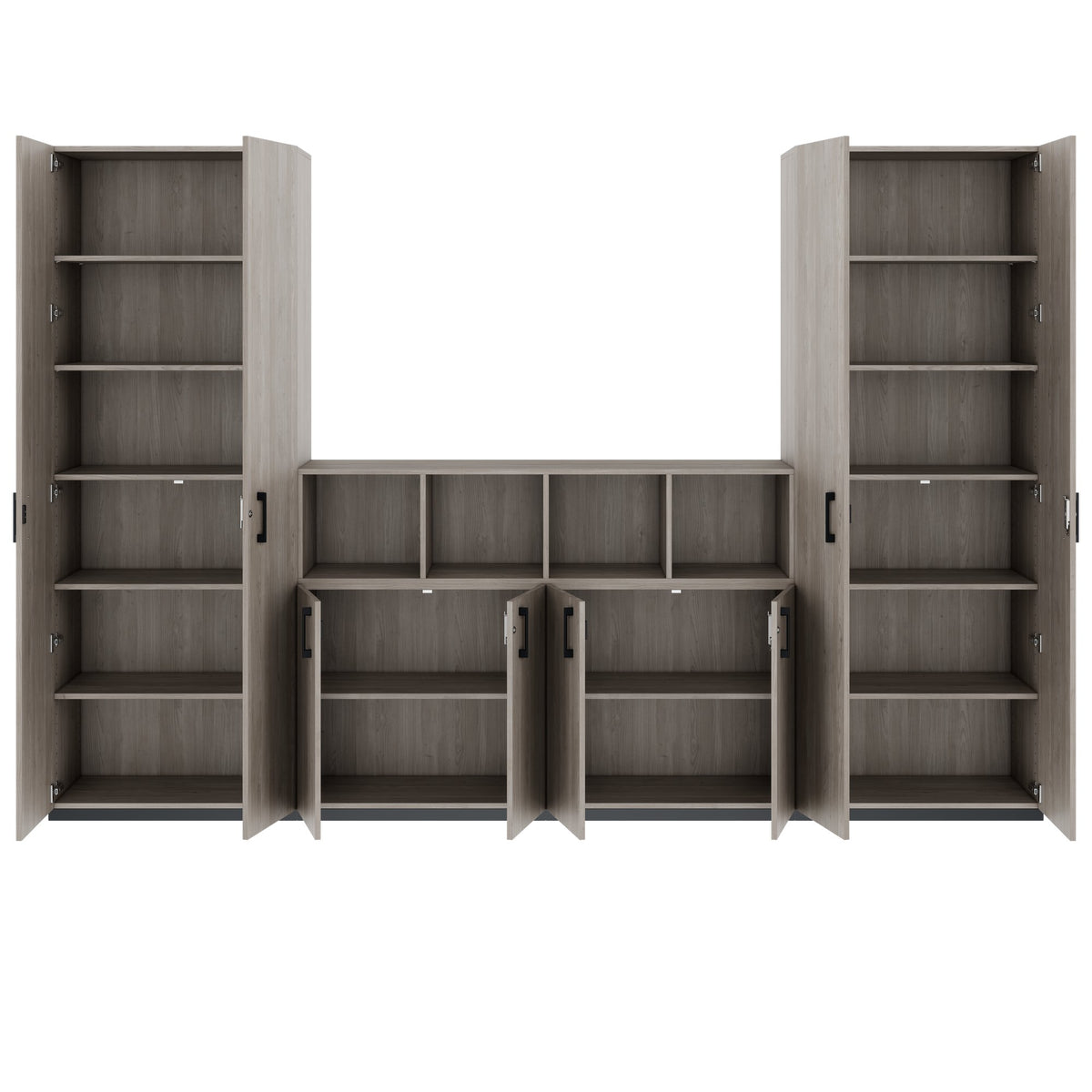 CHOICE Parete armadi | 6OH, 3200 x 2170 mm, rovere nordico grigio  - 4 Lightbox Main Image