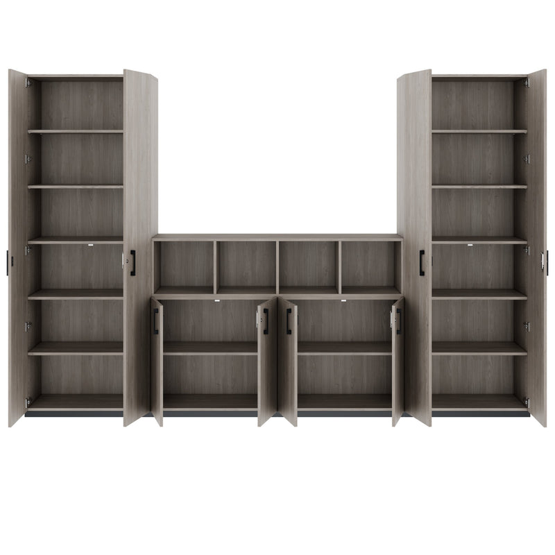 CHOICE Parete armadi | 6OH, 3200 x 2170 mm, rovere nordico grigio  - 4 Main Image