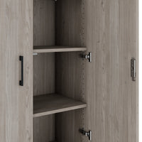 CHOICE Schrankwand | 6OH, 3200 x 2170 mm, Nordeiche grau