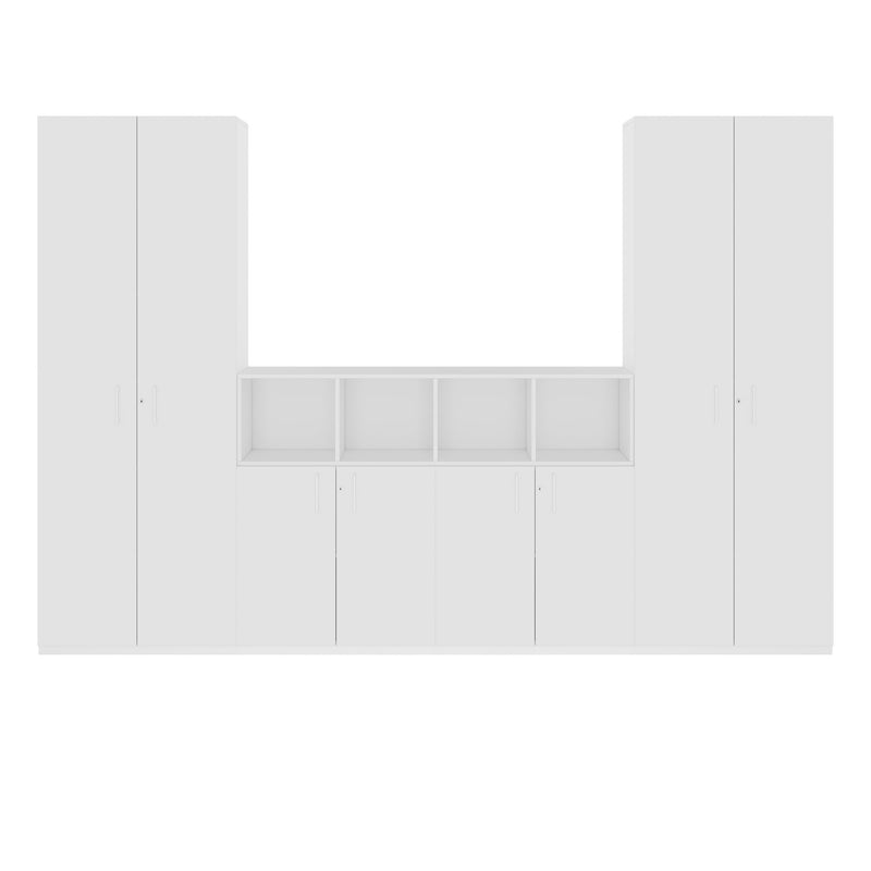 CHOICE Parete attrezzata | 6OH, 3200 x 2170 mm, bianco  - 3 Main Image