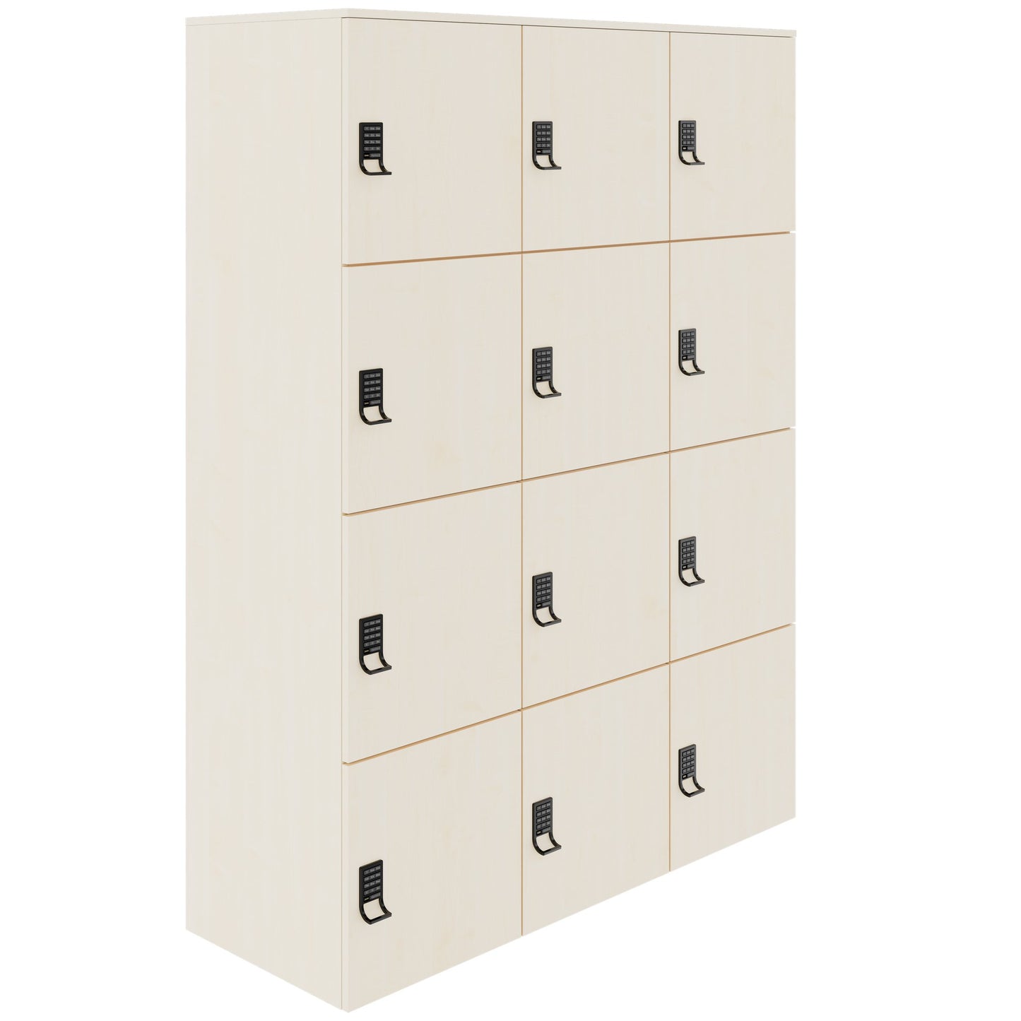 Armadietto CHOICE | 1353 x 1836 mm, 12 scomparti, acero