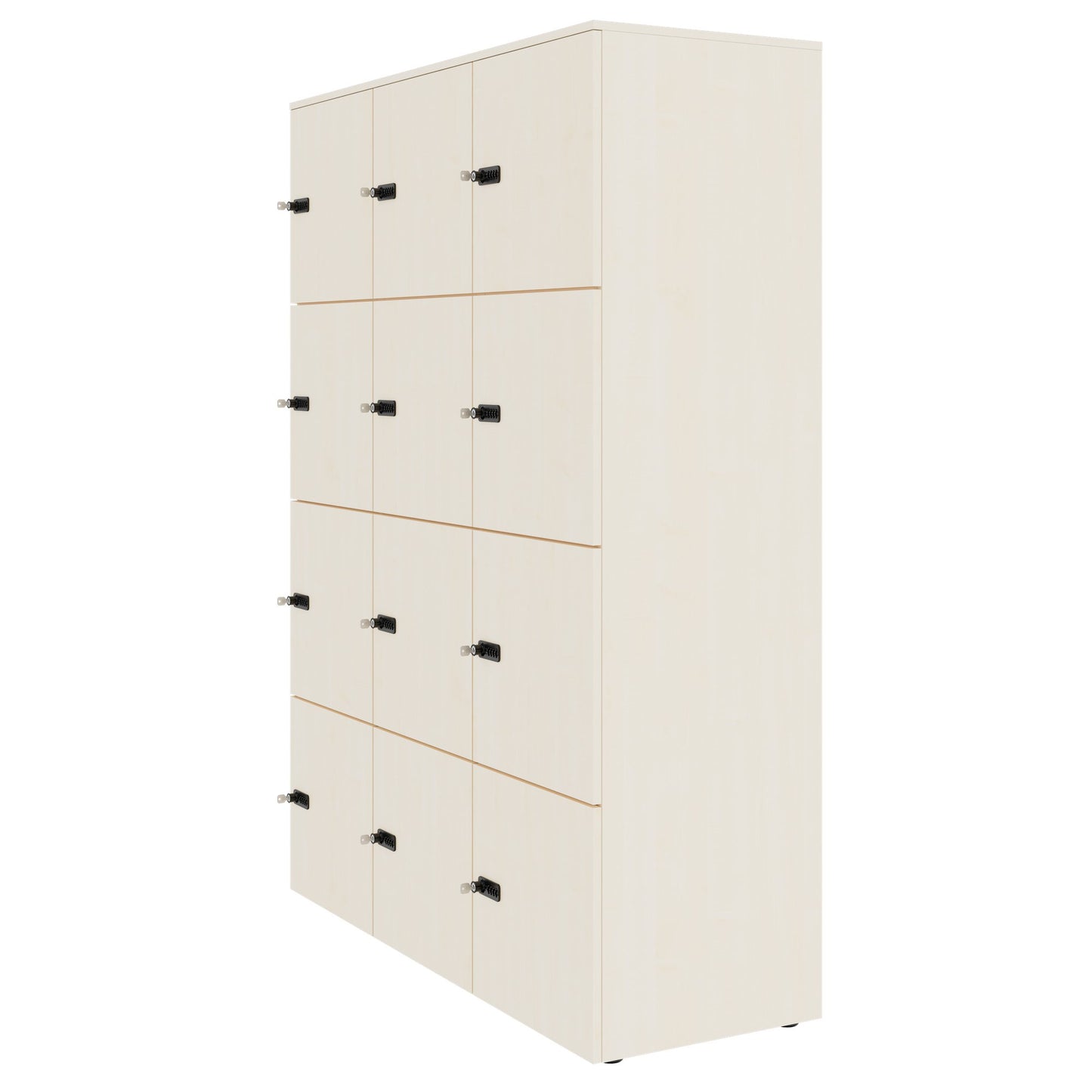 Armadietto CHOICE | 1353 x 1836 mm, 12 scomparti, acero