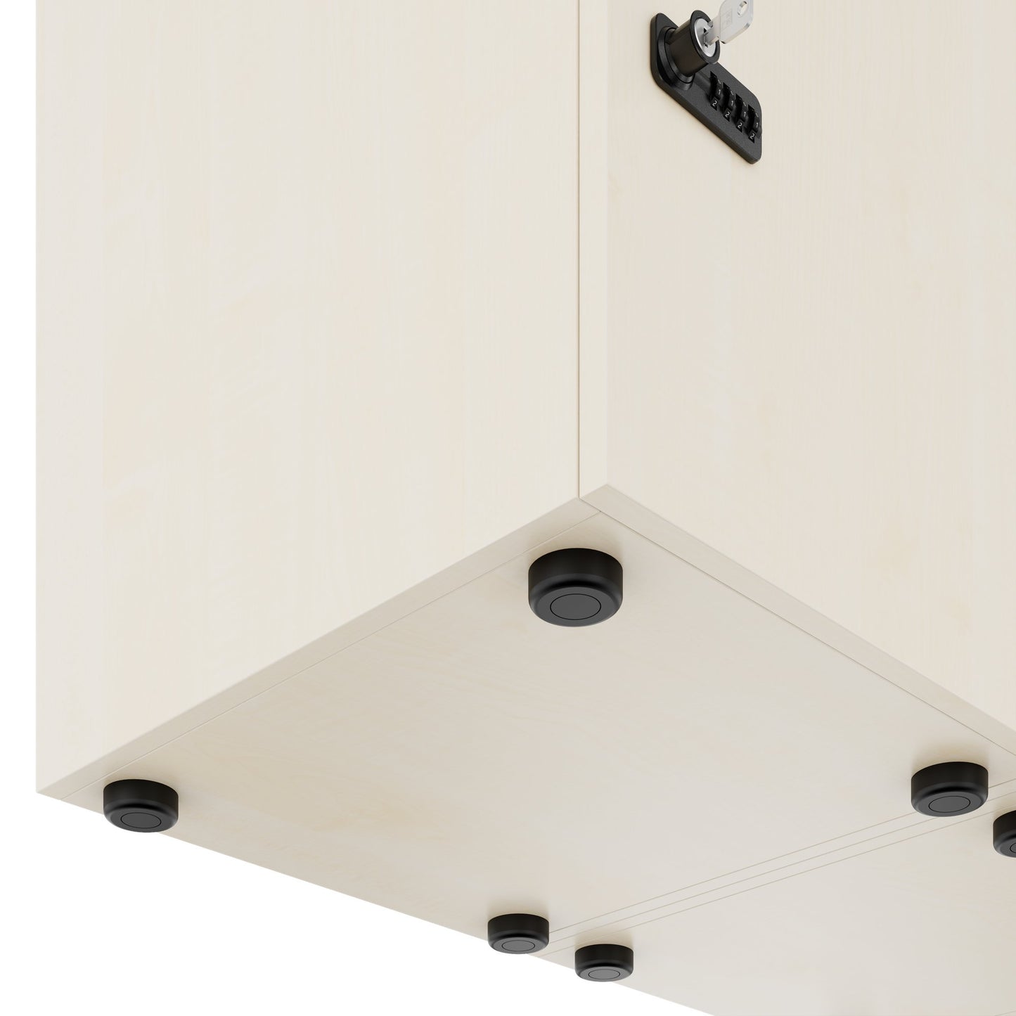 Armadietto CHOICE | 1353 x 1836 mm, 12 scomparti, acero