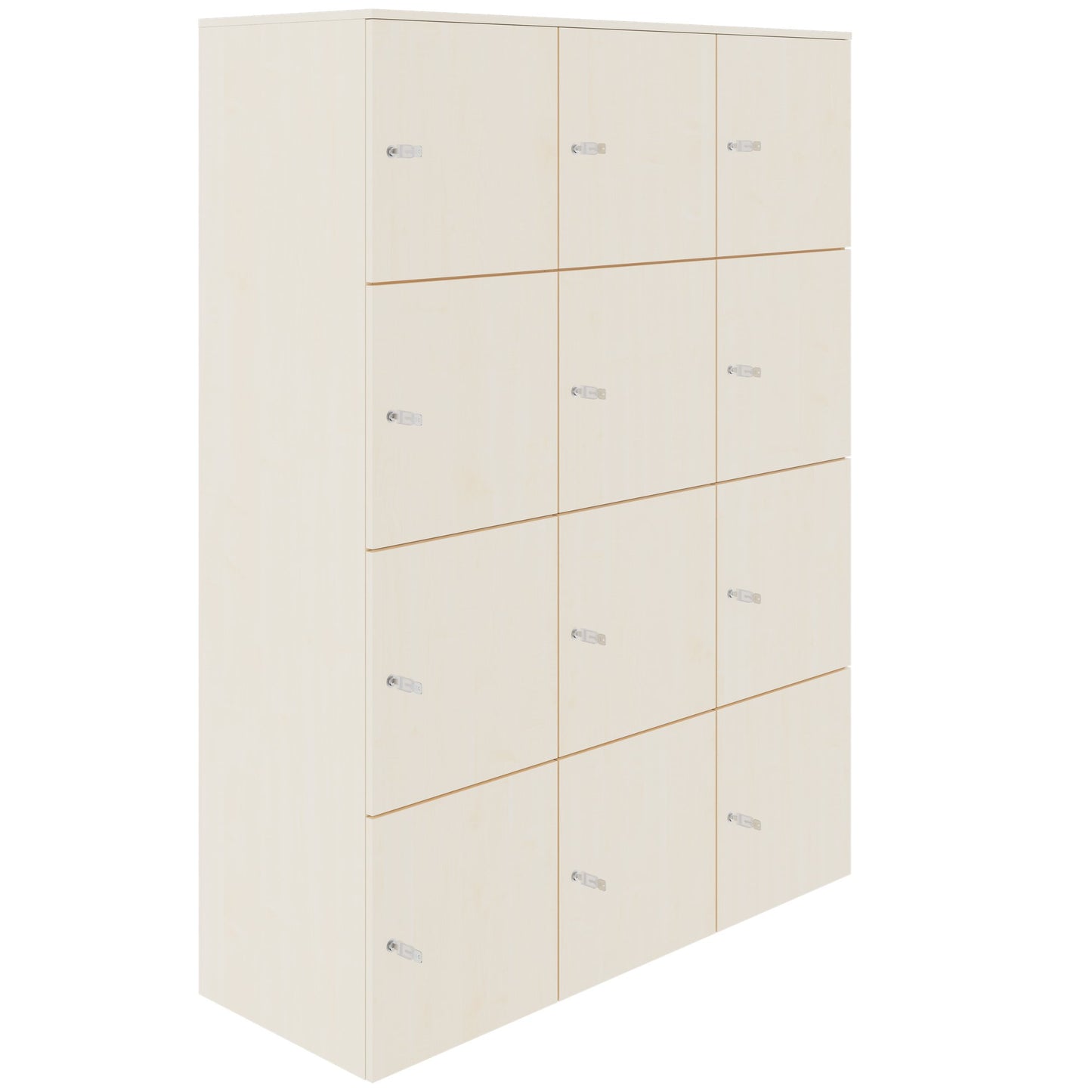 Armadietto CHOICE | 1353 x 1836 mm, 12 scomparti, acero