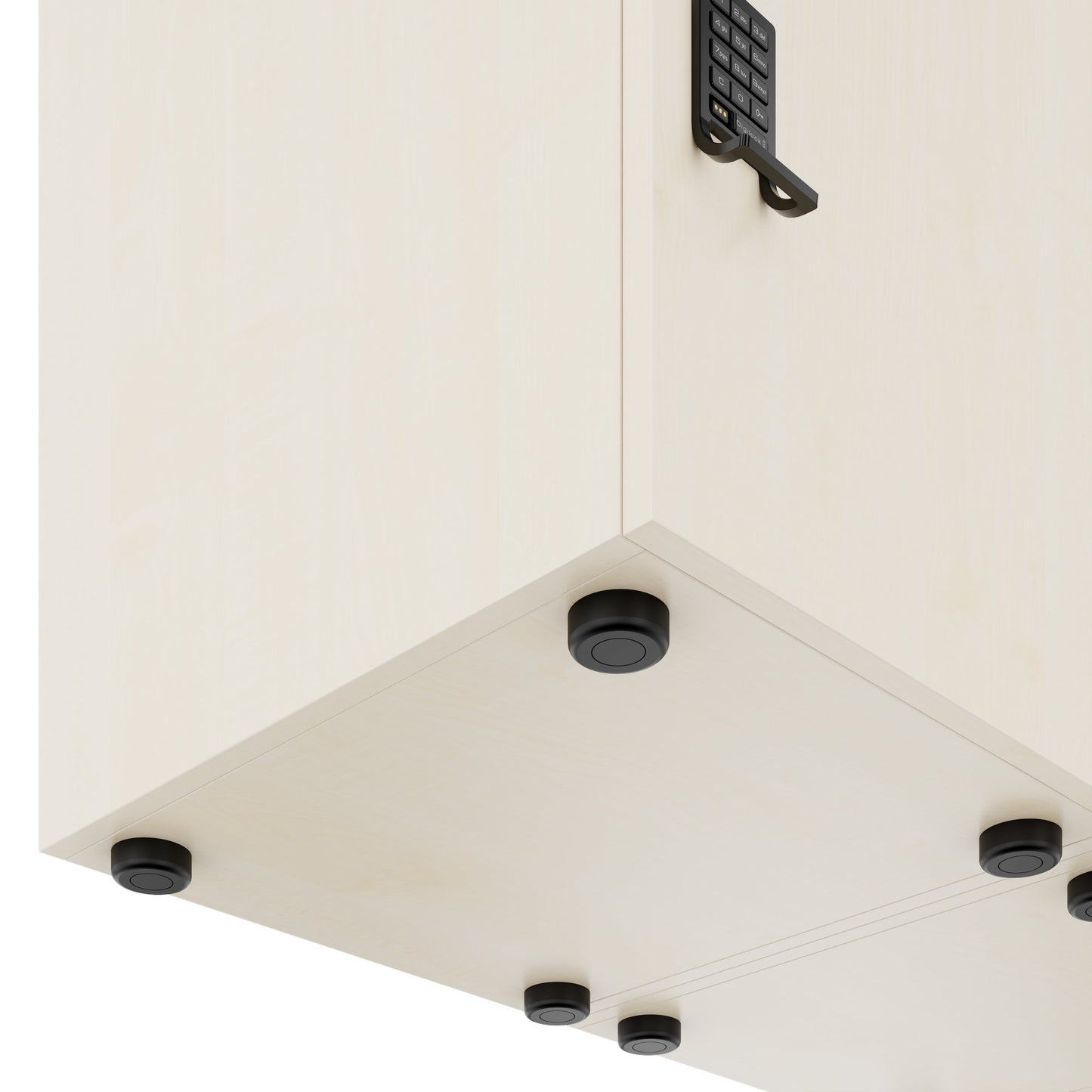 Armadietto CHOICE | 1353 x 1836 mm, 12 scomparti, acero