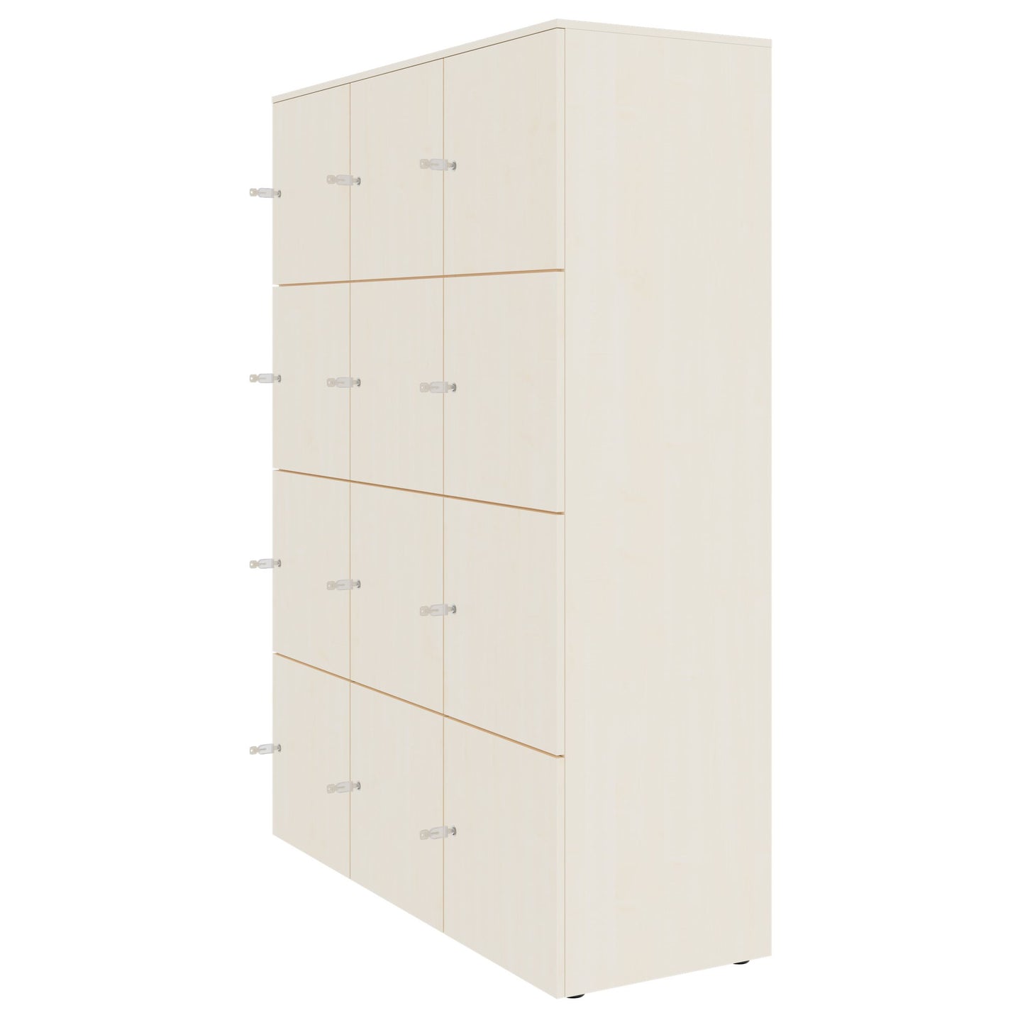 Armadietto CHOICE | 1353 x 1836 mm, 12 scomparti, acero