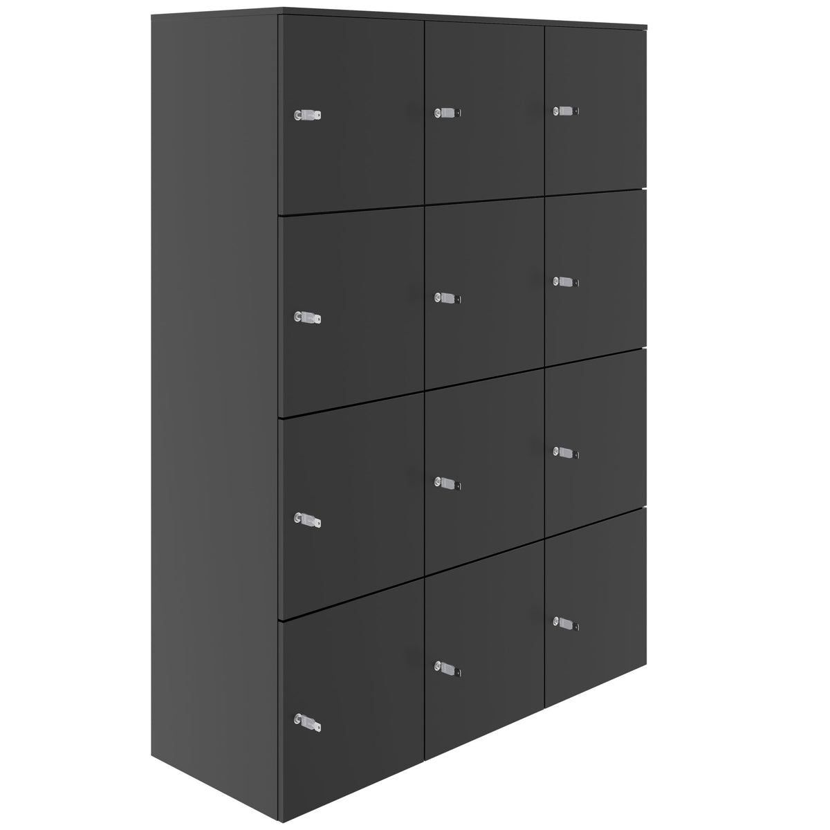 Armoire CHOICE | 1353 x 1836 mm, 12 casiers, anthracite - 1 Lightbox Main Image