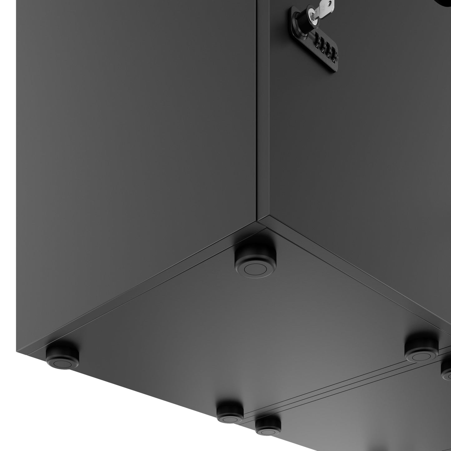 CHOICE Spind | 1353 x 1836 mm, 12 Schließfächer, Anthrazit