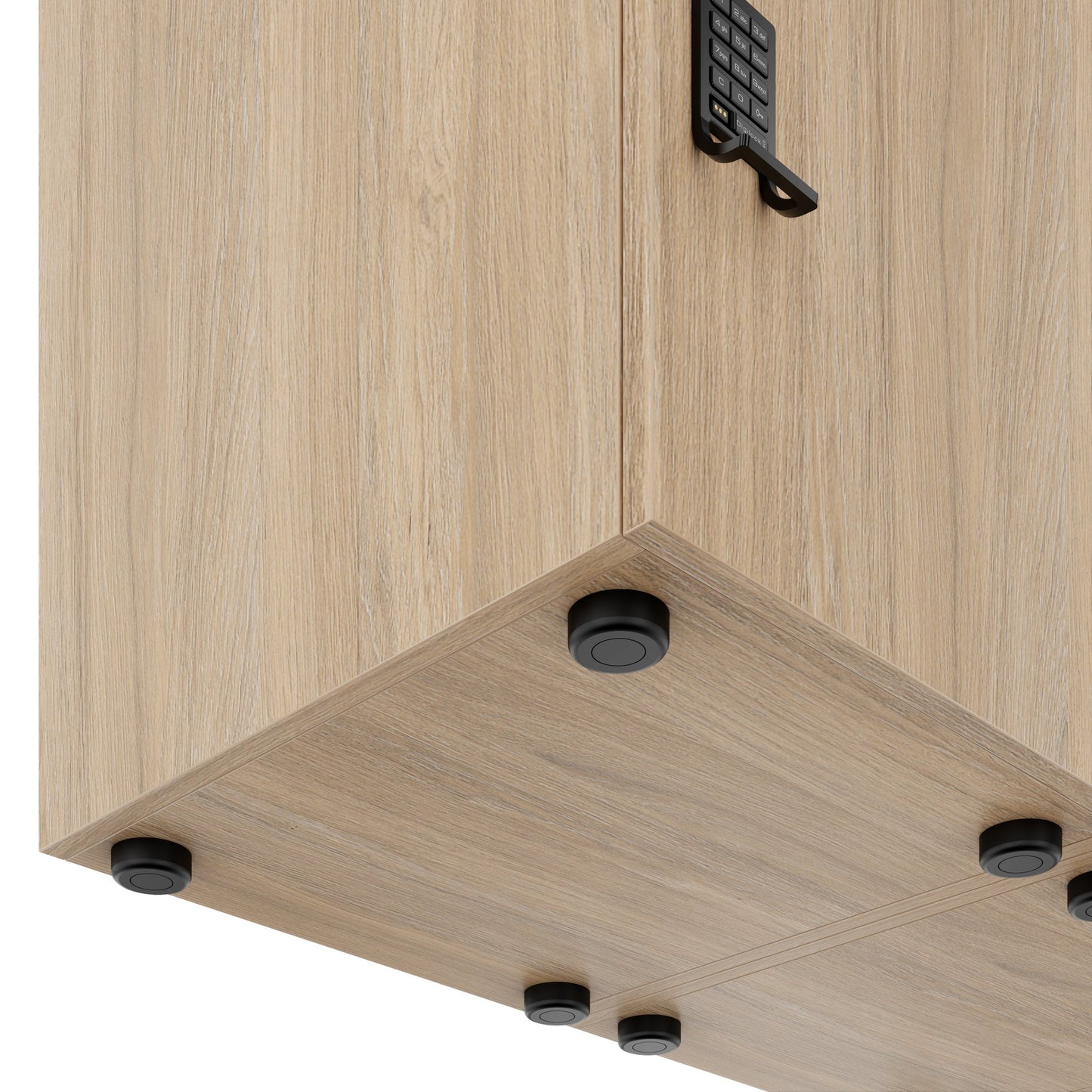 CHOICE Spind | 1353 x 1836 mm, 12 Schließfächer, Bernsteineiche