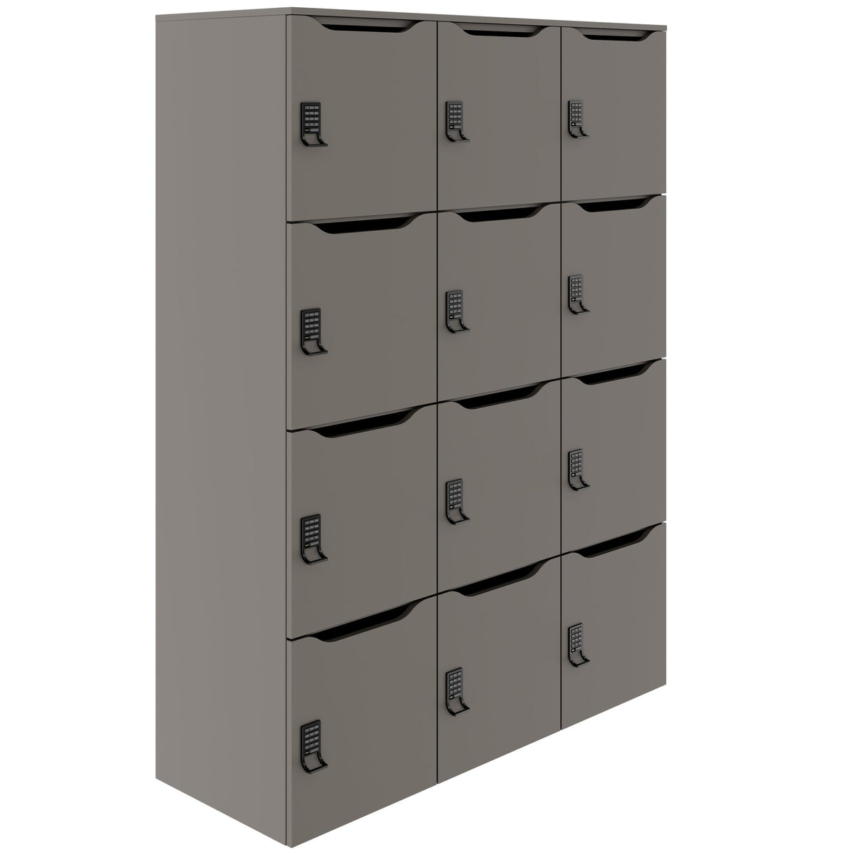 Armadietto CHOICE | 1353 x 1836 mm, 12 scomparti, grigio cubanite - 1 Lightbox Main Image