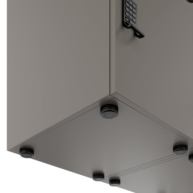 Armadietto CHOICE | 1353 x 1836 mm, 12 scomparti, grigio cubanite - 6 Main Image