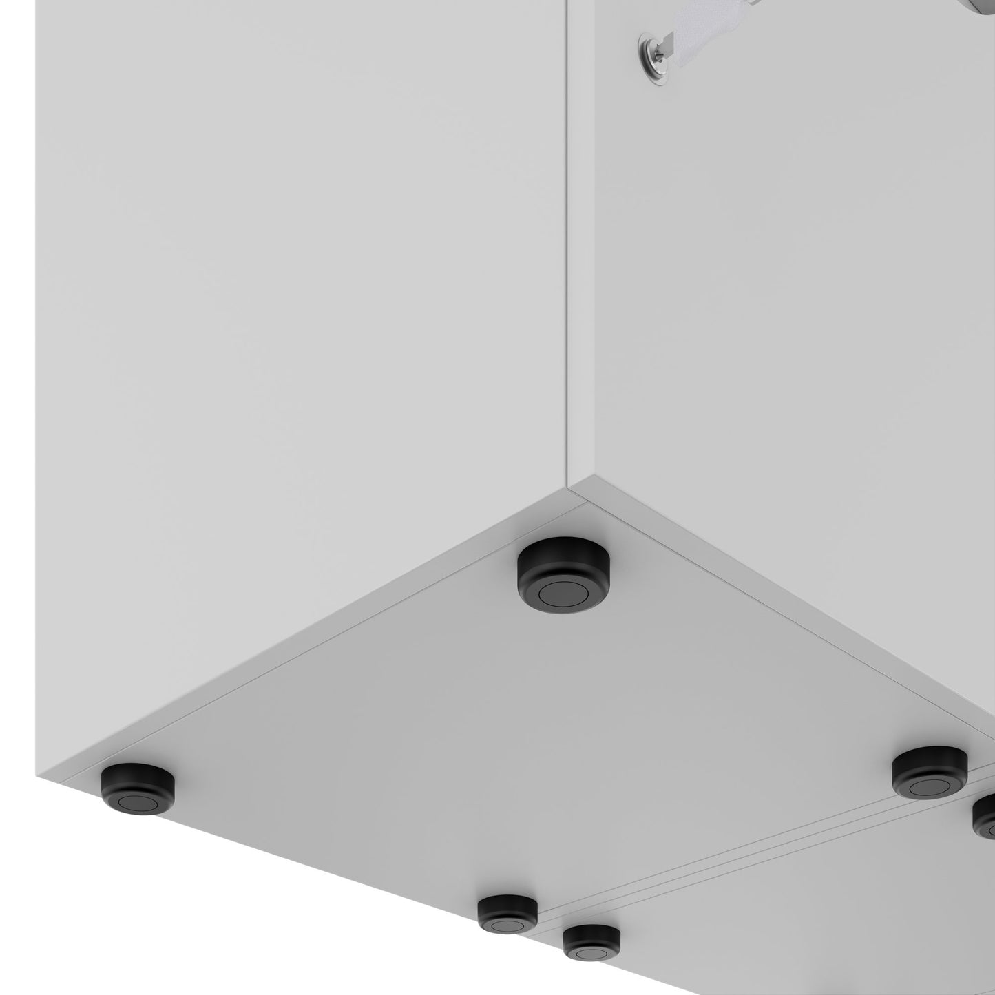 CHOICE Spind | 1353 x 1836 mm, 12 Schließfächer, Perlgrau