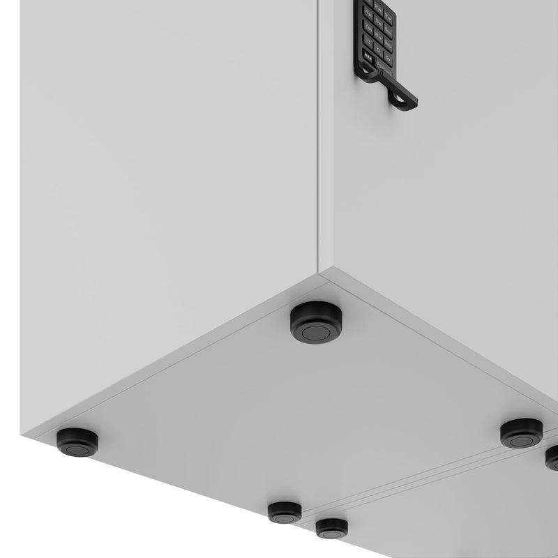 Armadietto CHOICE | 1353 x 1836 mm, 12 scomparti, grigio perla - 6 Main Image