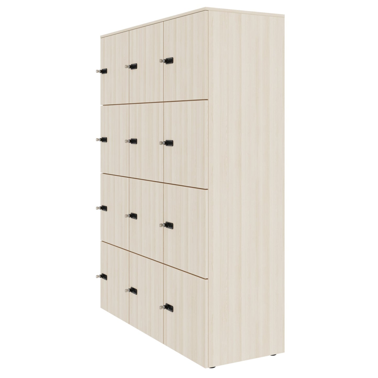 CHOICE Spind | 1353 x 1836 mm, 12 Schließfächer, Sandesche