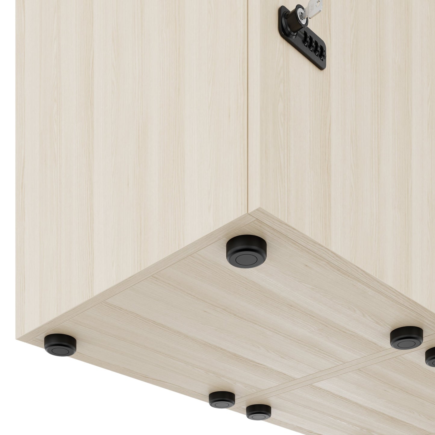 CHOICE Spind | 1353 x 1836 mm, 12 Schließfächer, Sandesche