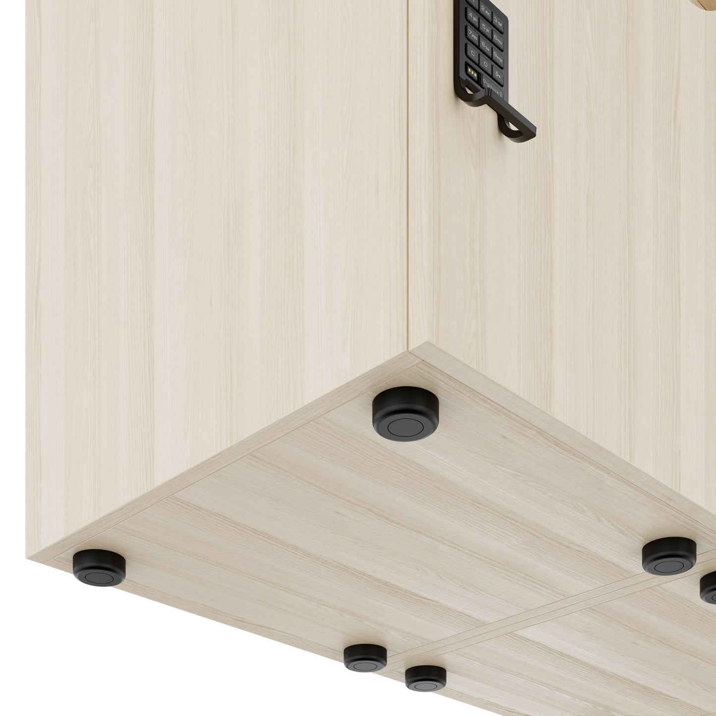 CHOICE Spind | 1353 x 1836 mm, 12 Schließfächer, Sandesche